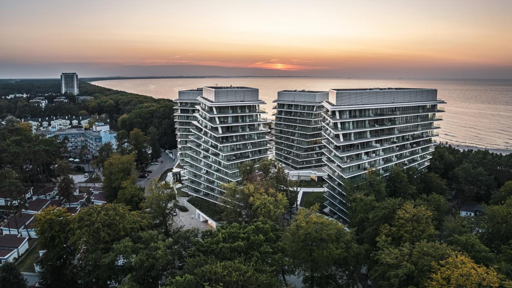 Prywatne Apartamenty Sun & Snow W Wave Z Basenem Мендзиздроє Екстер'єр фото